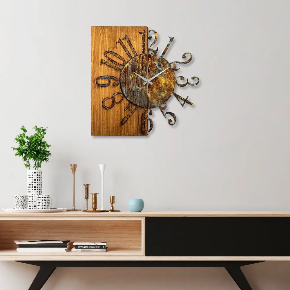 Zidni sat Wooden Clock 7 A