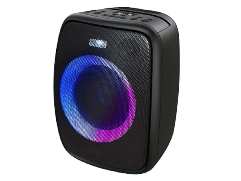 BT zvučnik PartyBoom WB-382 v5.0 IPX5 snaga 70W Led svetla crni