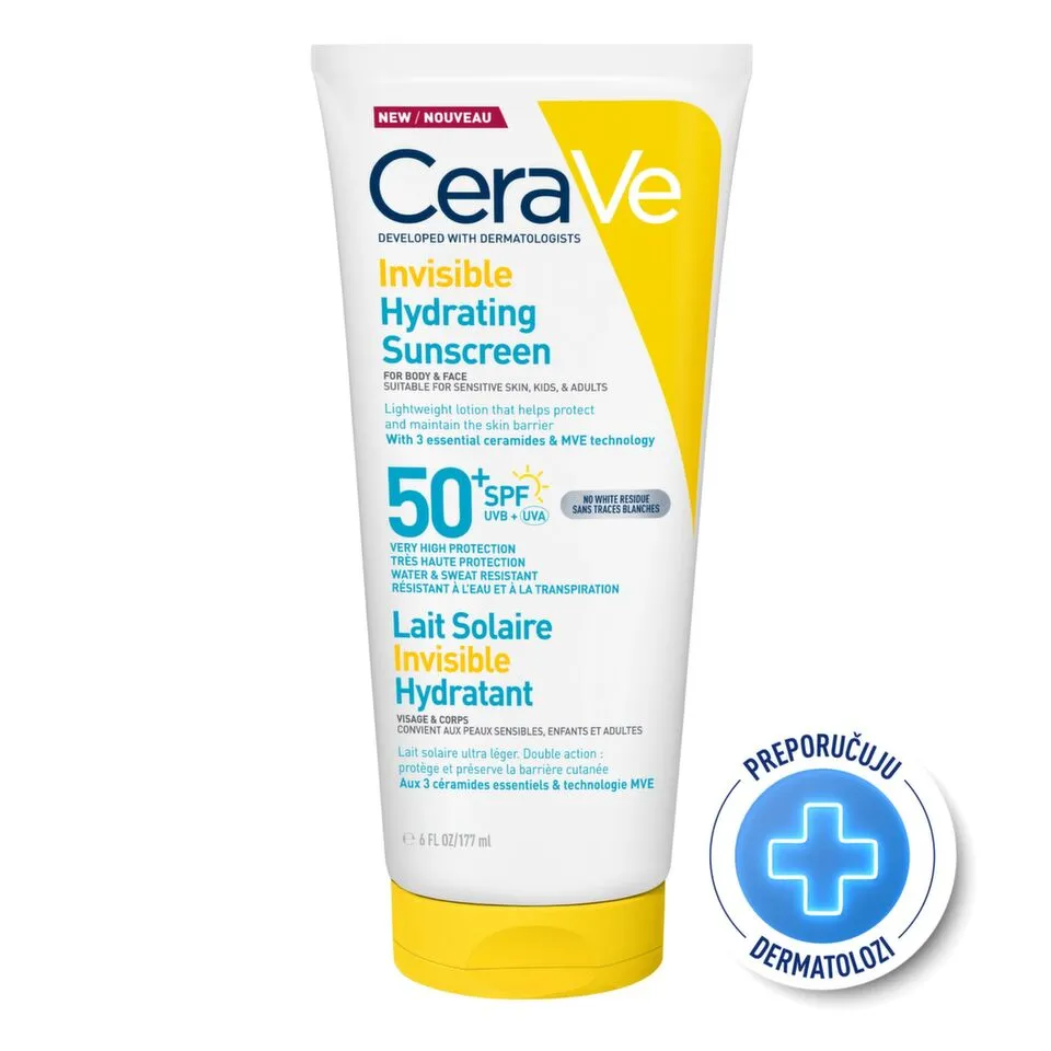 CeraVe Nevidljivi losion za zaštitu od sunca SPF 50+, 177 ml