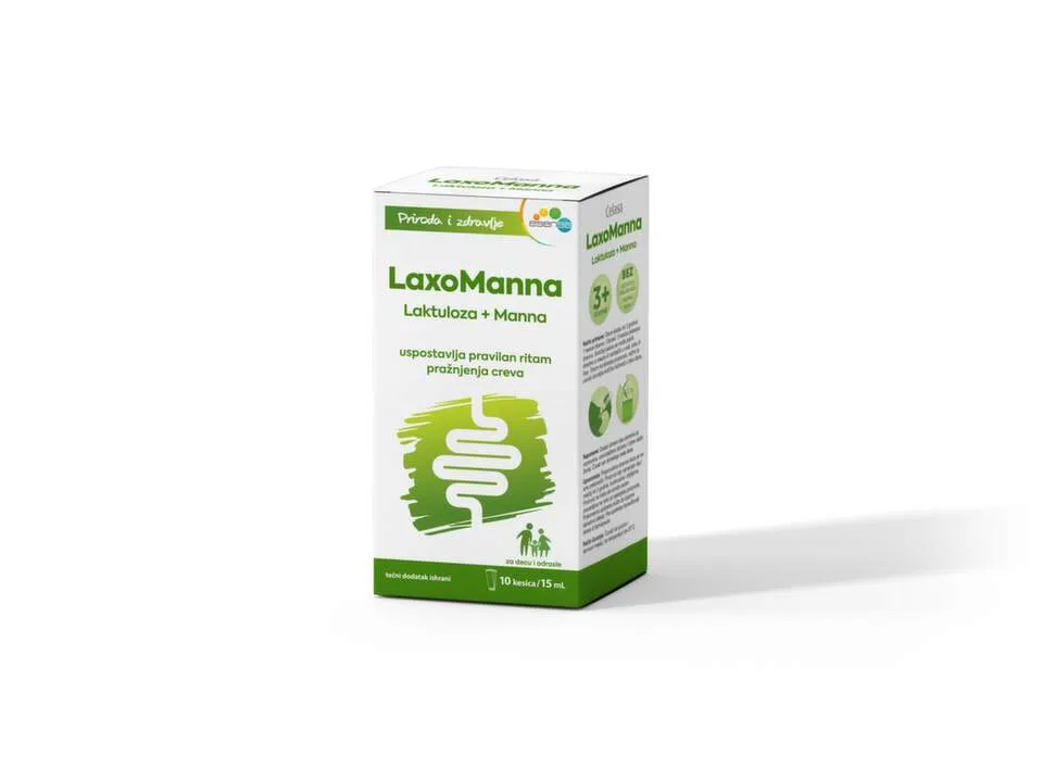Laxomanna Oralni rastvor, 10 kesica x 15 ml