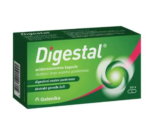 Digestal, 20 acidorezistentnih kapsula