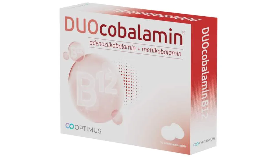DUOcobalamin B12, 30 sublingvalnih tableta