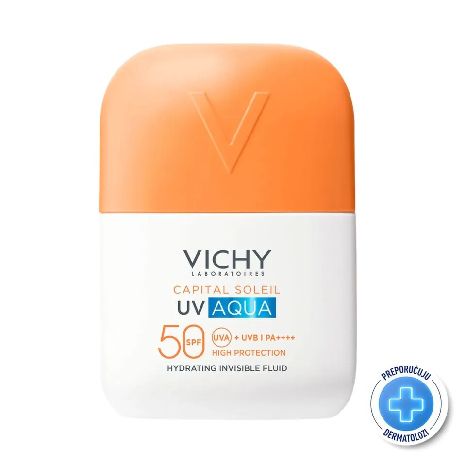 Vichy Capital Soleil UV Aqua Nevidljivi hidrirajućI fluid SPF 50 visoka zaštita, 50 ml