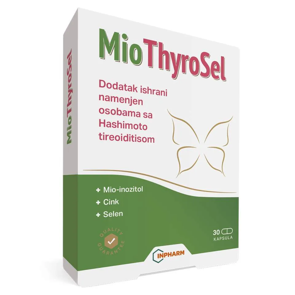MioThyroSel za štitnu žlezdu i Hašimoto tireoiditis, 30 kapsula