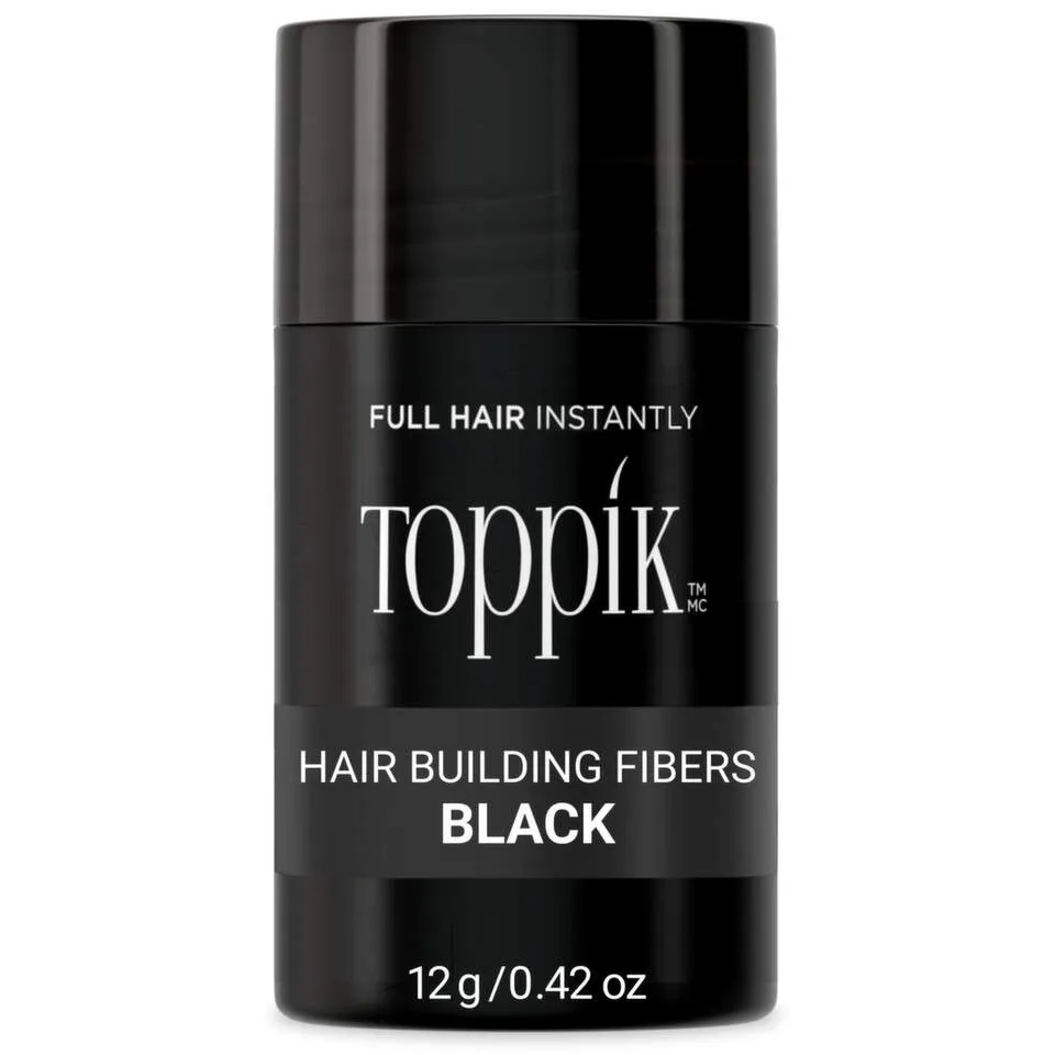 Toppik Hair Building Fibers Black, 12 g