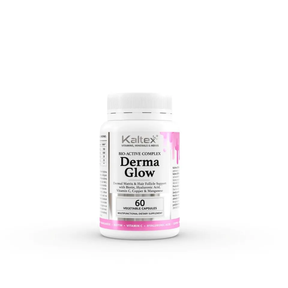 Kaltex Derma Glow Biotin &amp; Hijaluronska kiselina, 60 kapsula