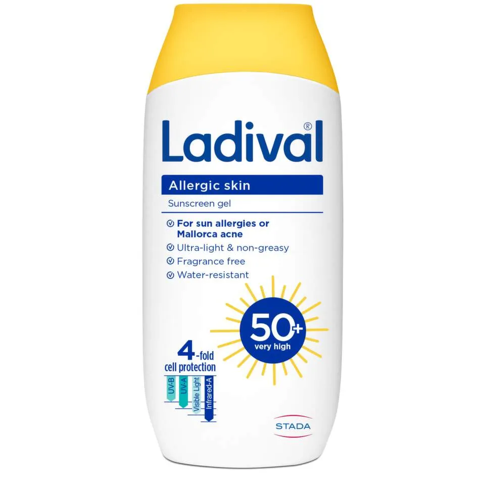 Ladival Gel za kožu sklonu alergijama na sunce SPF 50+, 200 ml