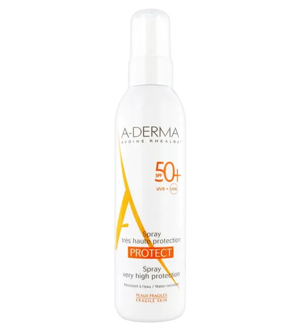 A-Derma Protect Sprej SPF50+, 200 ml