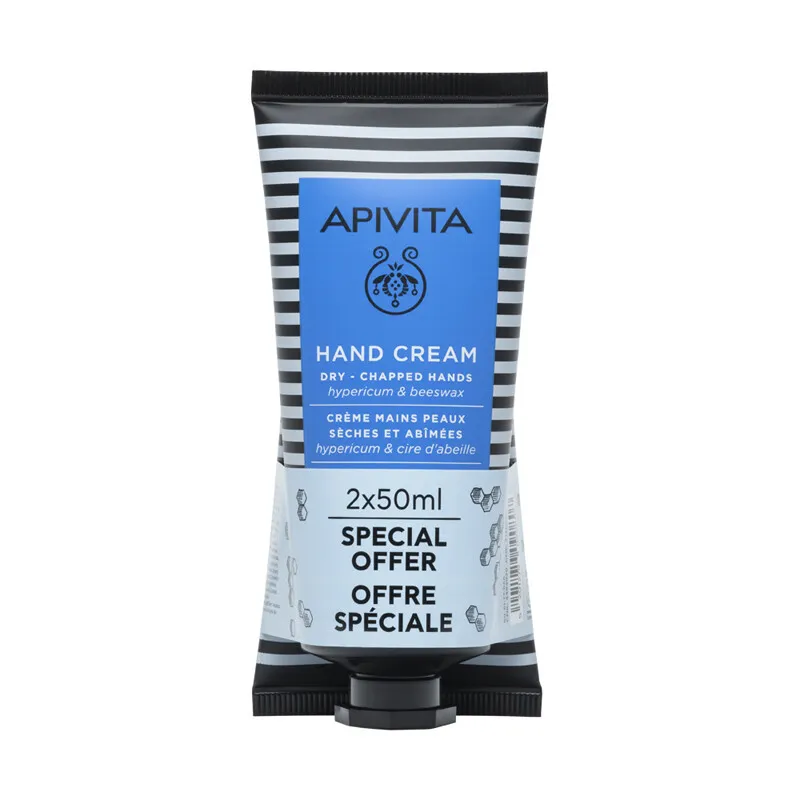 Apivita Krema za ruke sa kantarionom, 2 X 50 ml PROMO