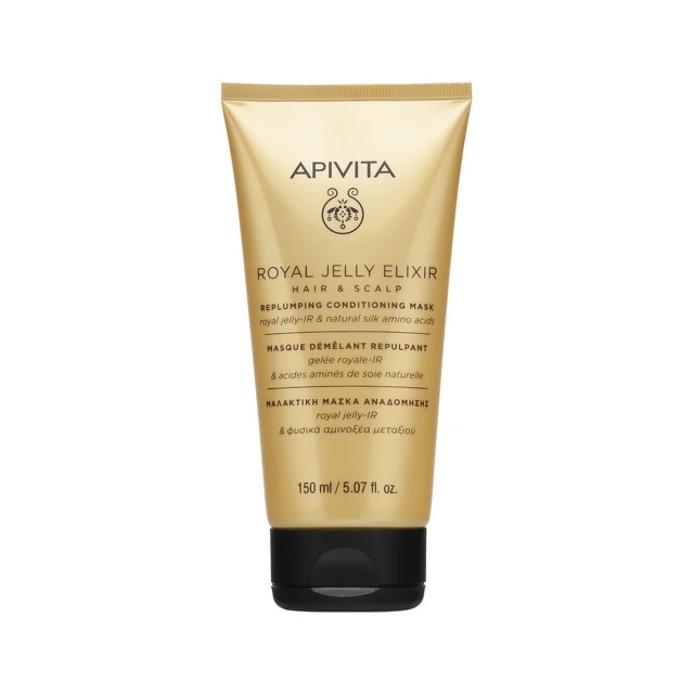Apivita Royal Jelly Elixir Revitalizujuća Maska za volumen i mekoću kose, 150 ml