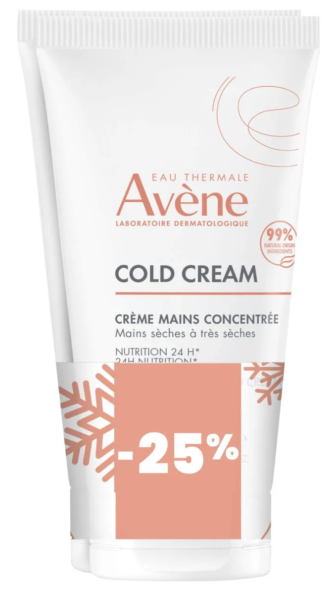 Avene Cold Cream koncentrat za ruke, 50 ml DUO -25%