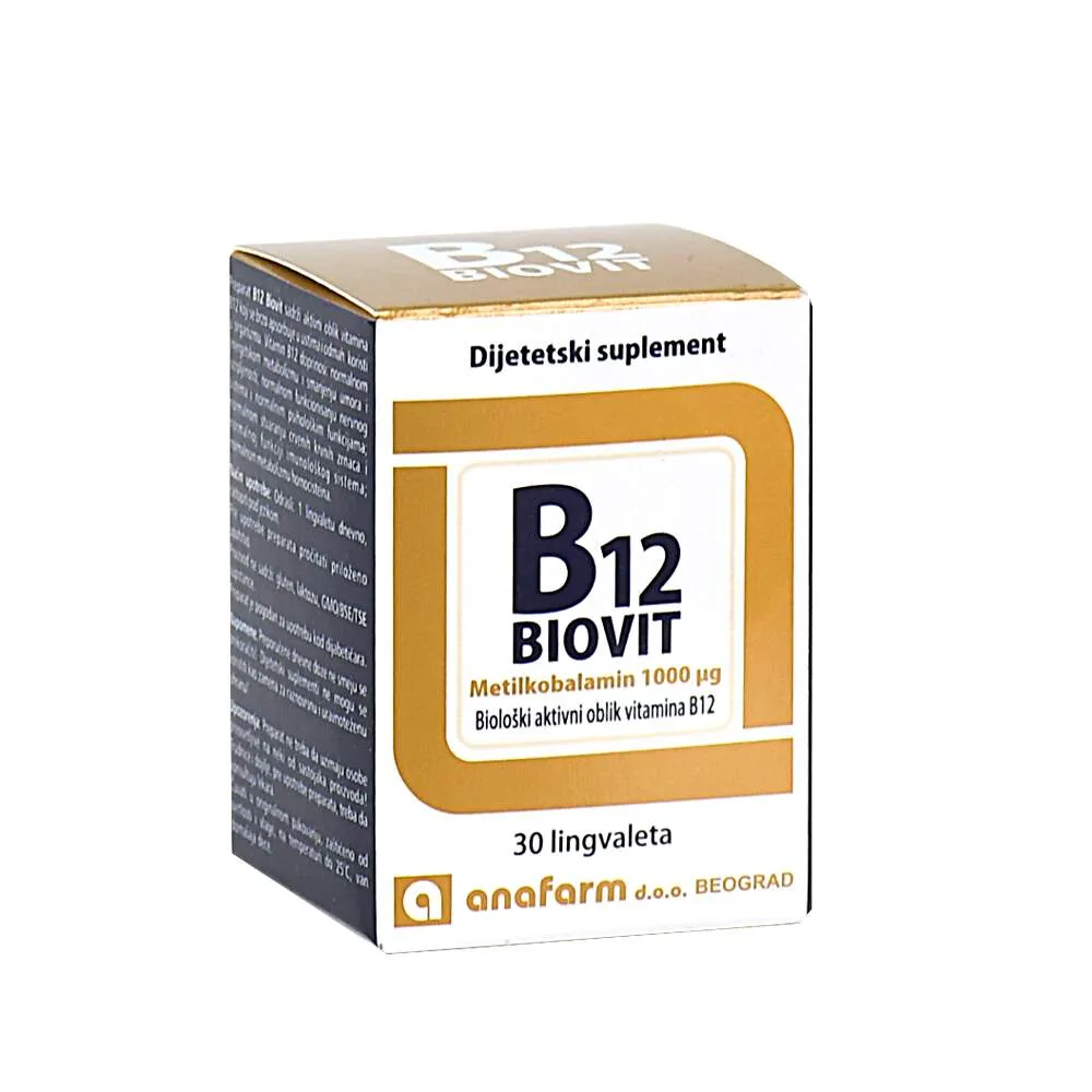 B12 Biovit 30 lingvaleta
