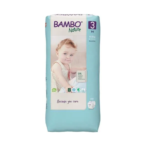 Bambo Nature Eco-Friendly 3 52 komada