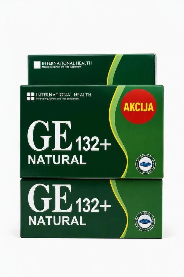 GE132+ Natural PROMO pakovanje - 2 x 60 kapsula + 30 kapsula gratis