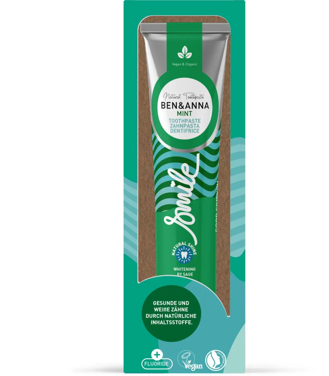 BEN & ANNA Smile Mint Pasta za zube, 75 ml