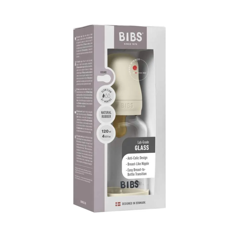 BIBS flašica Ivory, 120 ml