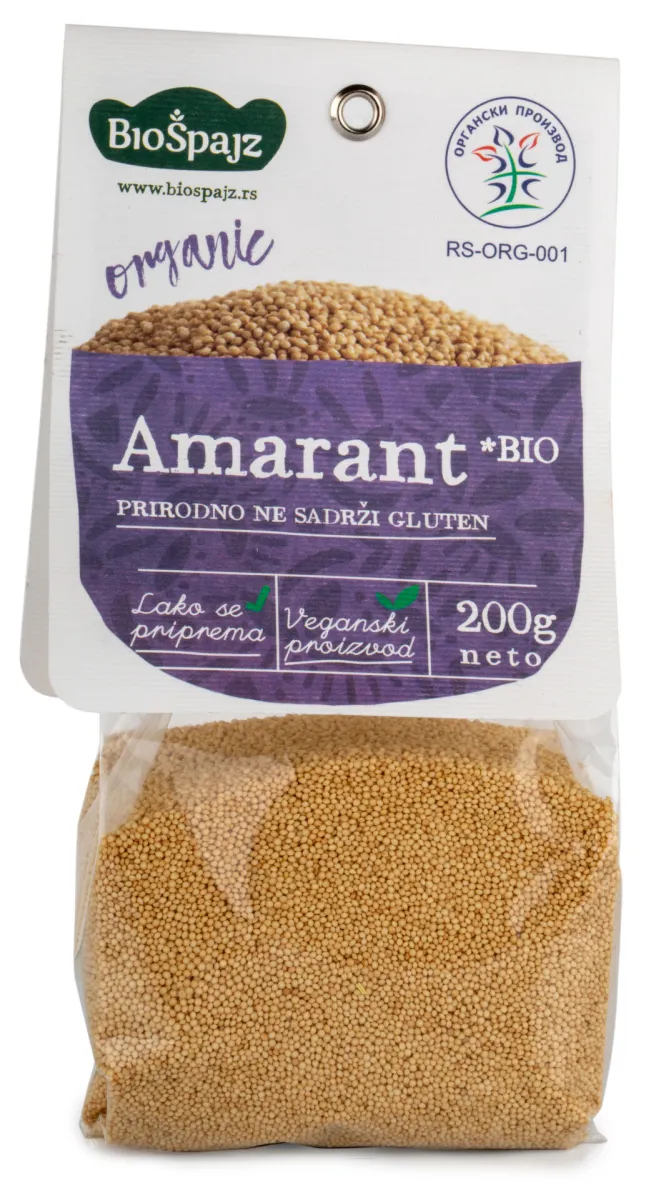 Bio Špajz Amarant 200g
