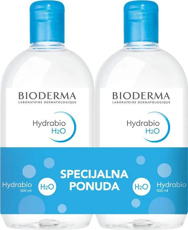 Bioderma Set Hydrabio Micelarna voda, 500 ml x 2