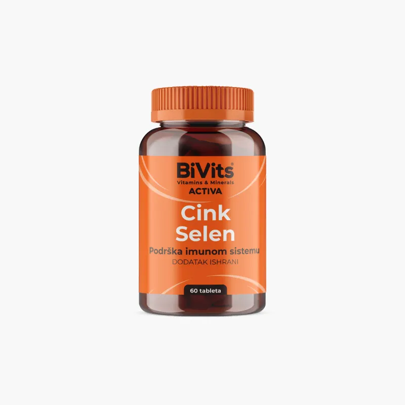 Bivits Activa Cink+Selen 60 tableta