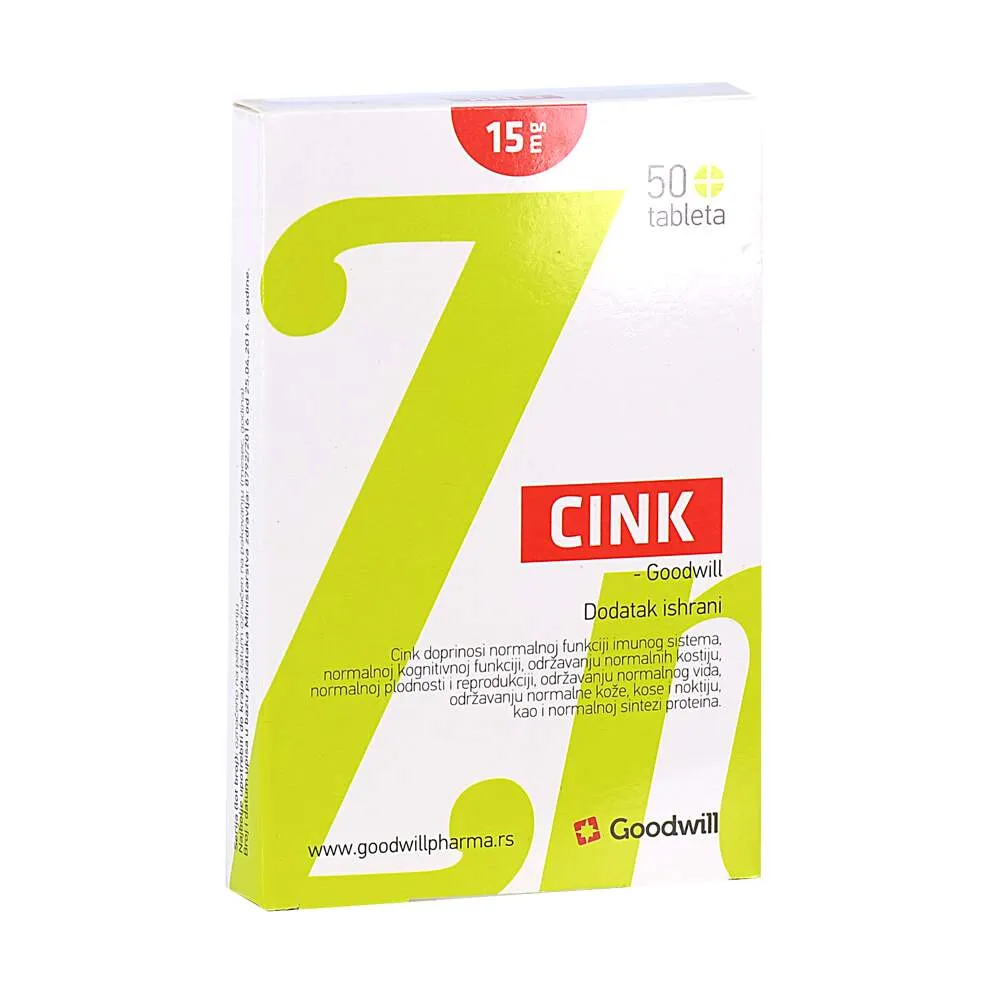 Cink Goodwill 50 tableta
