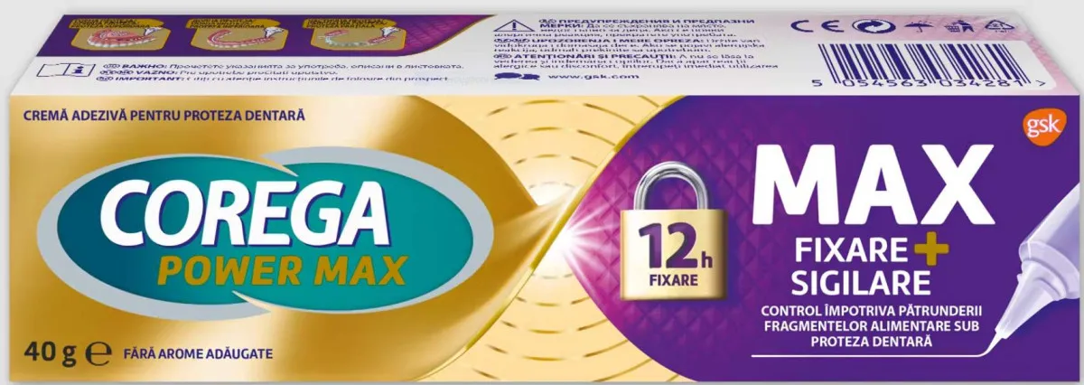 Corega Max Seal krema, 40g