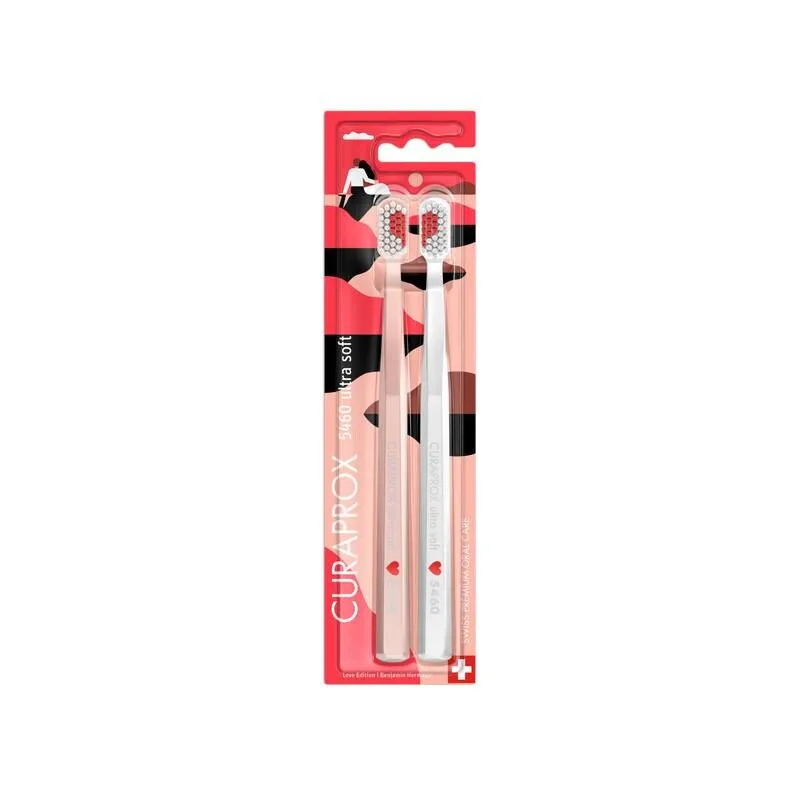 Curaprox CS 5460 Ultrasoft četkica za zube Love edition, 2 četkice