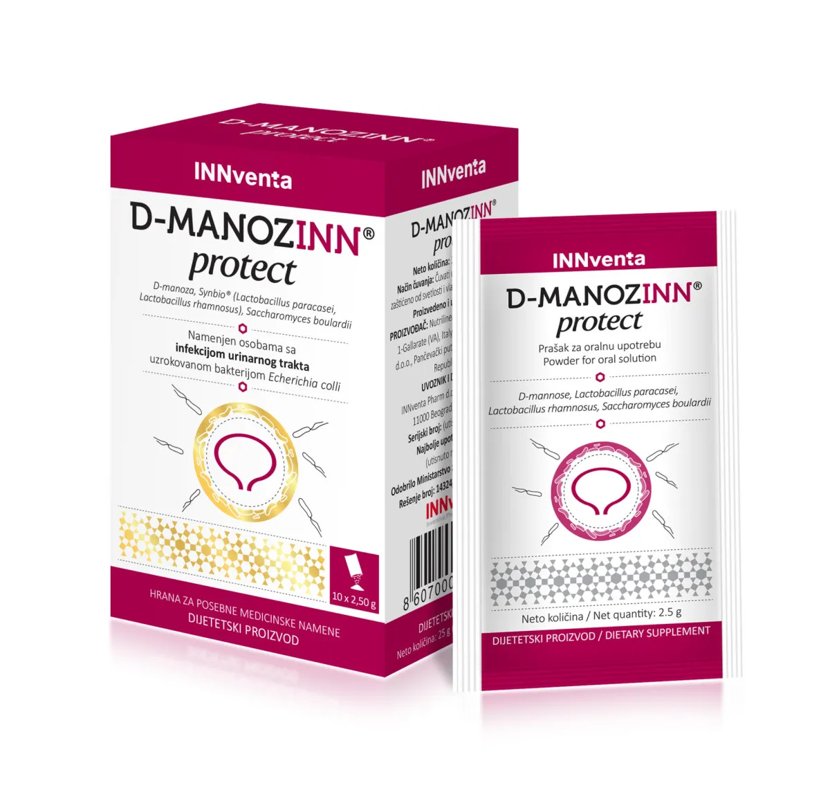 D-MANOZINN® protect  2,5 g 10 kesica