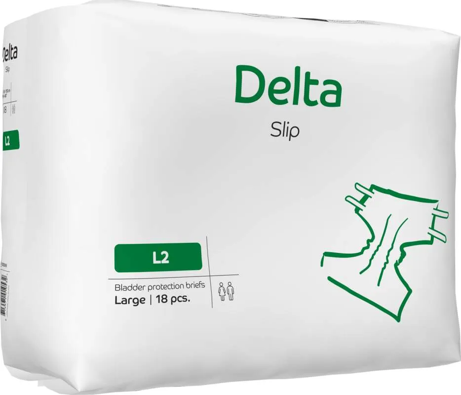 Delta Slip L2 pelene za odrasle, 18 komada