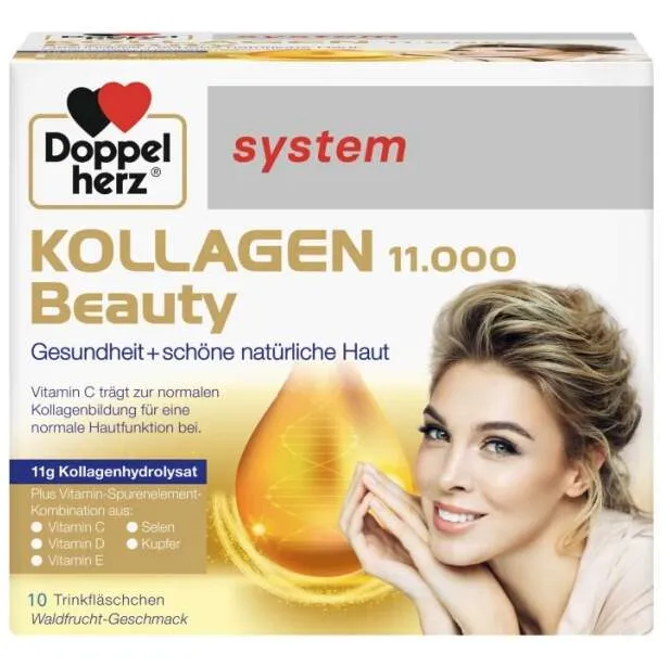 Doppel Herz System Kollagen 11000 Beauty, 10 ampula