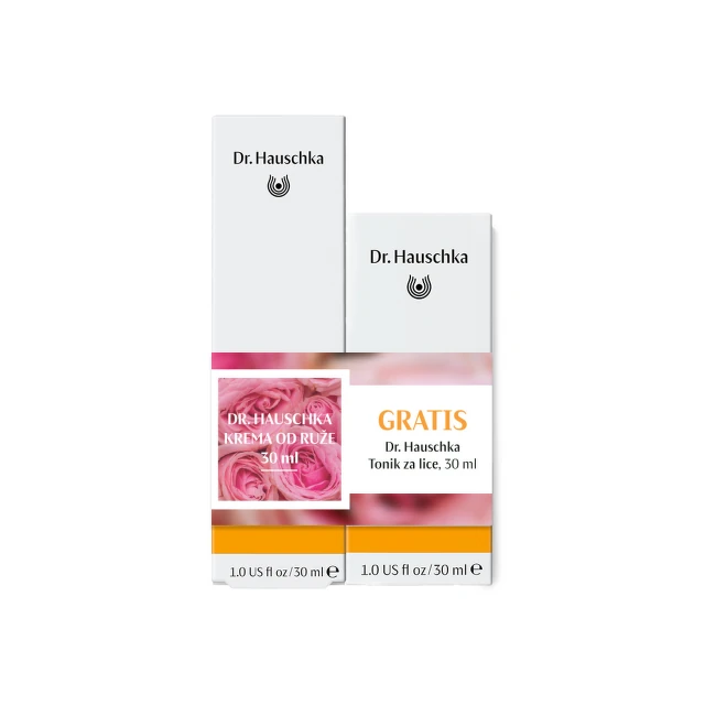 Dr. Hauschka Set Krema od ruže, 30 ml + Tonik za lice, 30 ml GRATIS