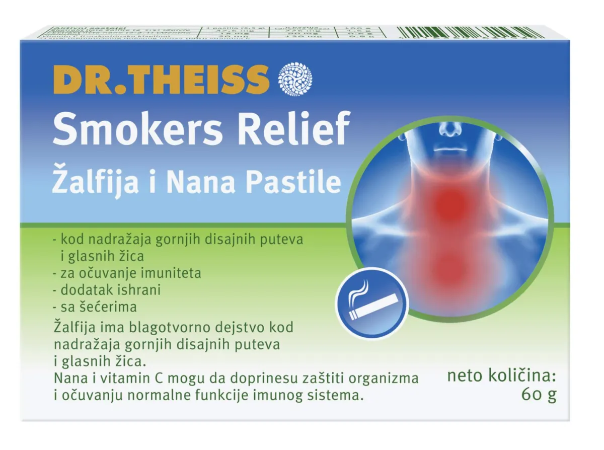 Dr.Theiss smokers pastile 24 kom