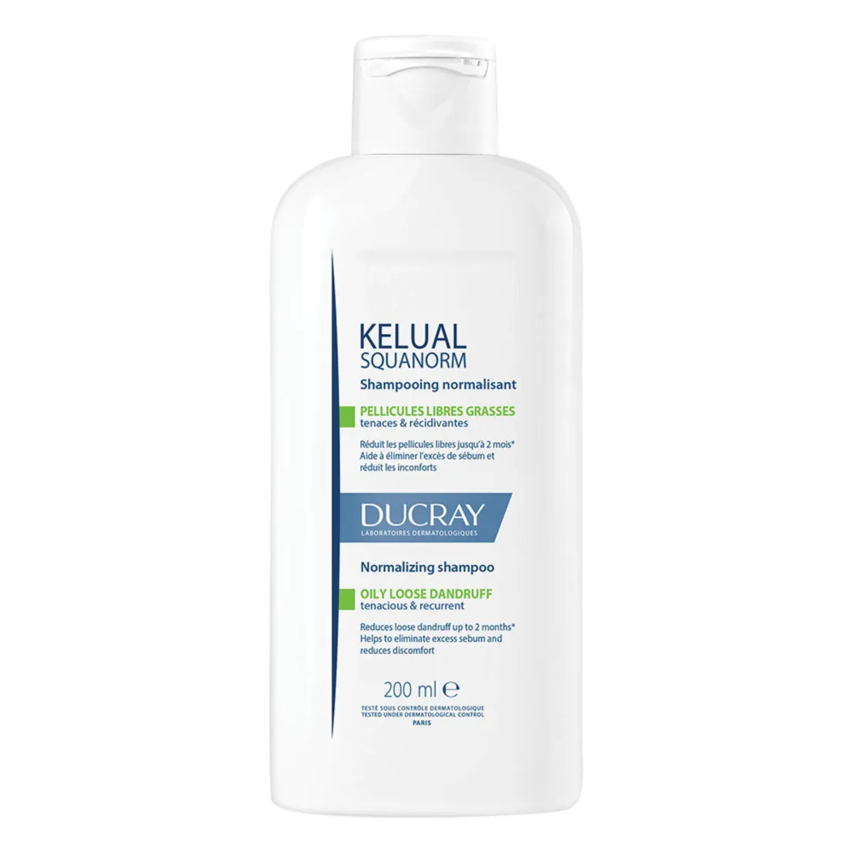 Ducray Kelual Squanorm Šampon za masnu perut, 200 ml