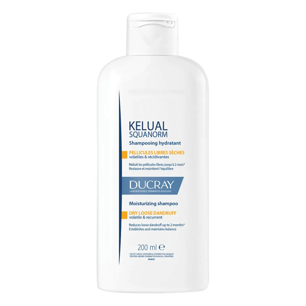 Ducray Kelual Squanorm Šampon za suvu perut, 200 ml