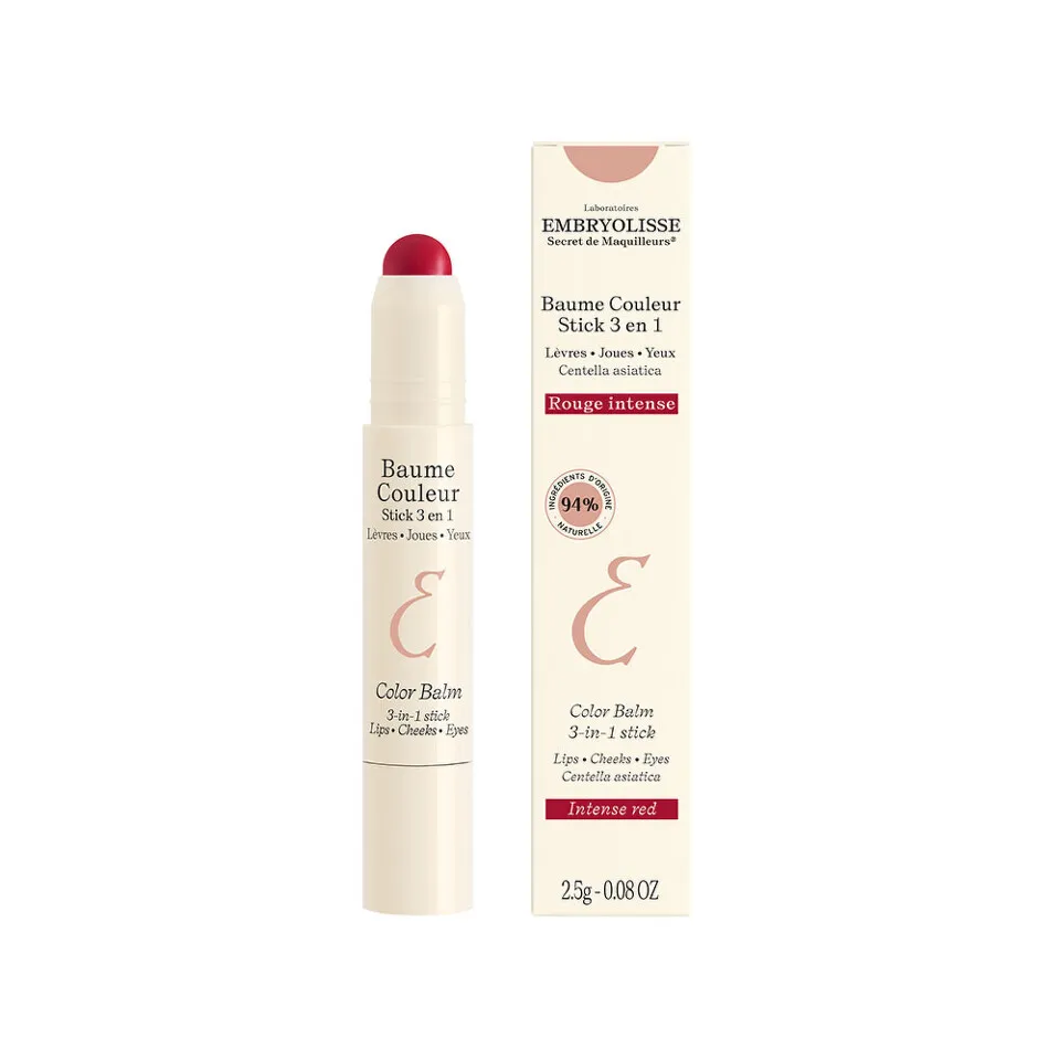 Embryolisse Balzam u stiku 3u1 intenzivno crvena, 2,5 g