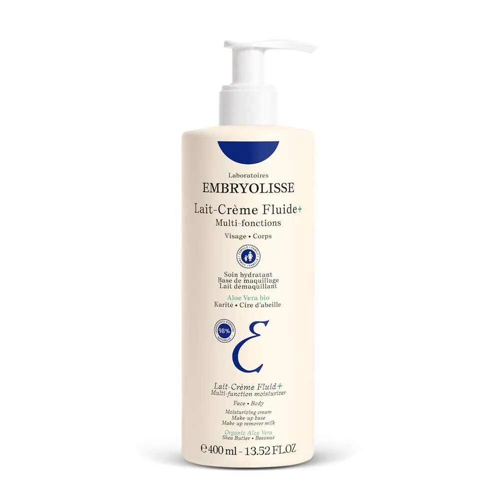 Embryolisse Lait-Creme Fluid+ Višenamensko hranljivo mleko za lice i telo, 400 ml
