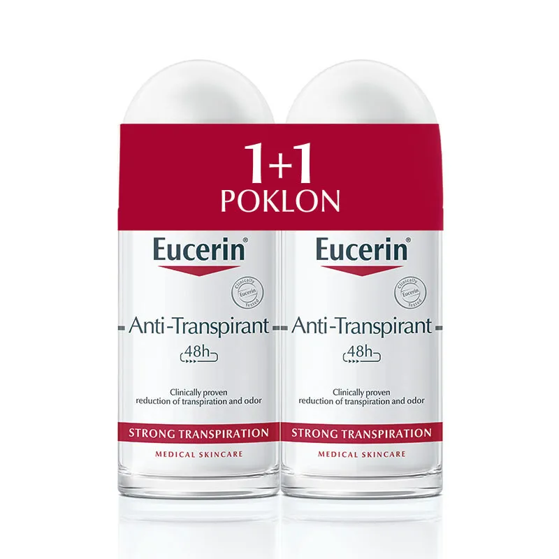 Eucerin antipersiprant strong 50ml 1+1 gratis