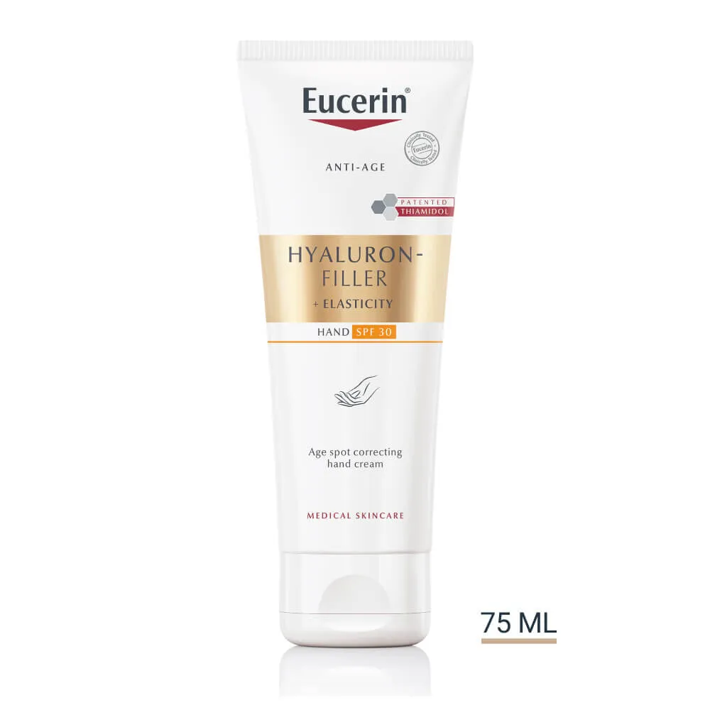 Eucerin Hyaluron-Filler + Elasticity krema za ruke SPF 30, 75 ml