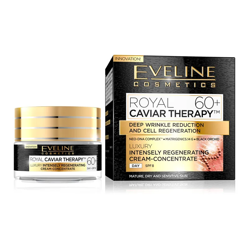 Eveline Royal Caviar Therapy Day Cream 60+  50ml