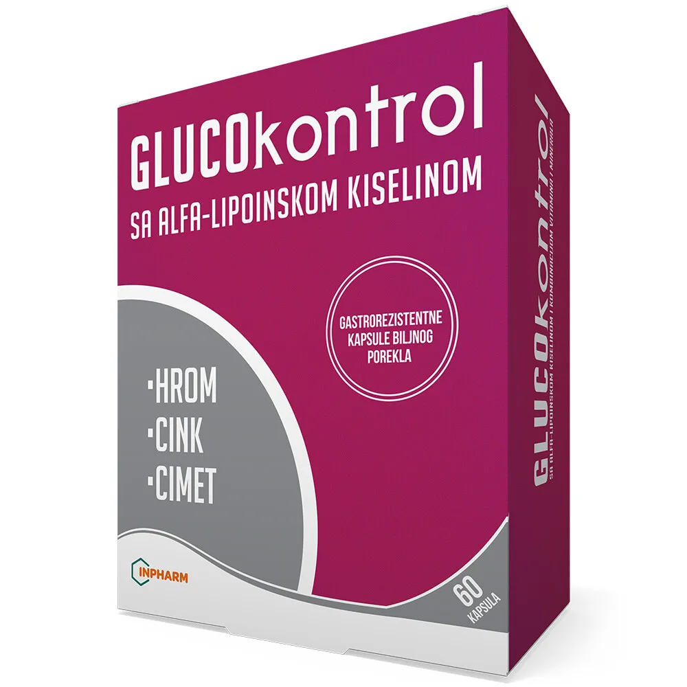 Glucokontrol, 60 kapsula