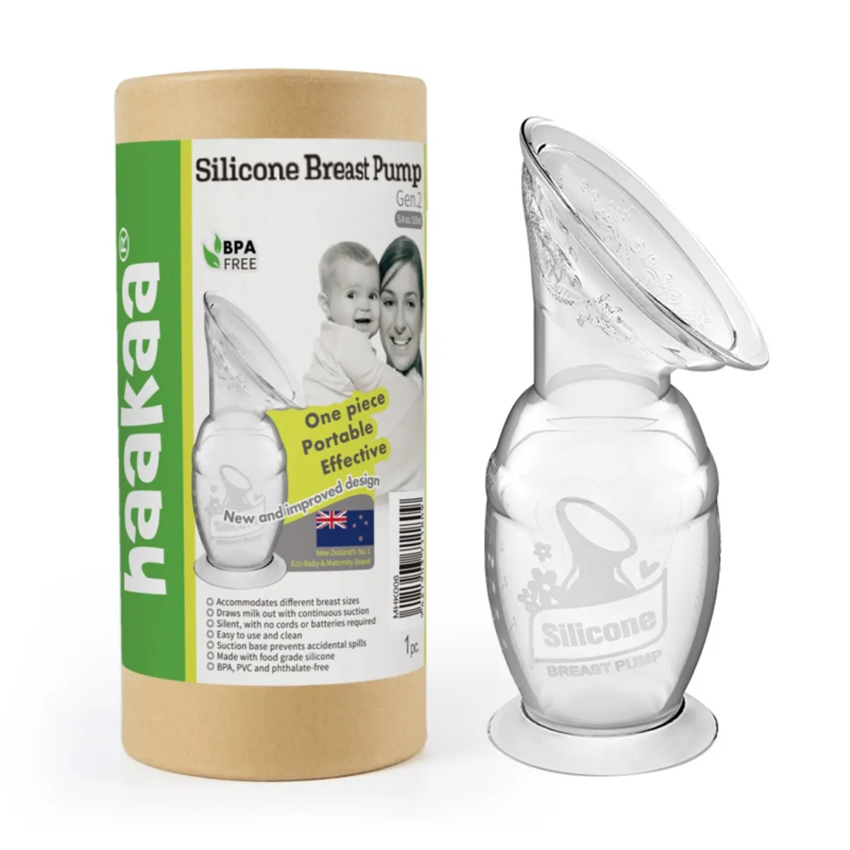 Haakaa Silikonska pumpica za izmlazavanje mleka Generacija 2, 100 ml