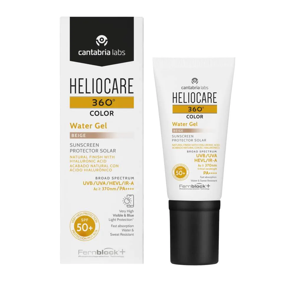 Heliocare 360º Water Gel Color SPF 50+ Beige, 50 ml