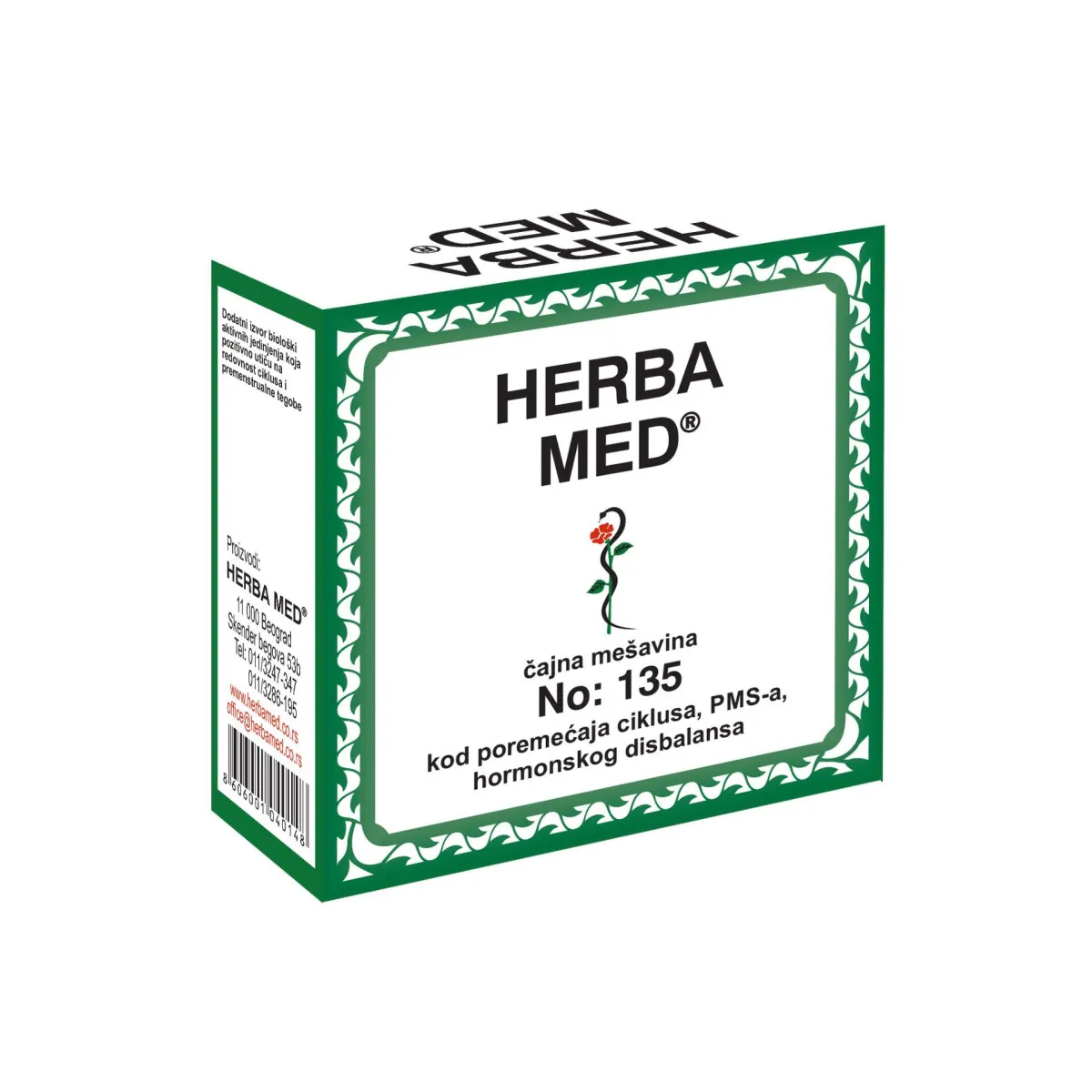 HERBA MED Čaj No. 135, 100 g