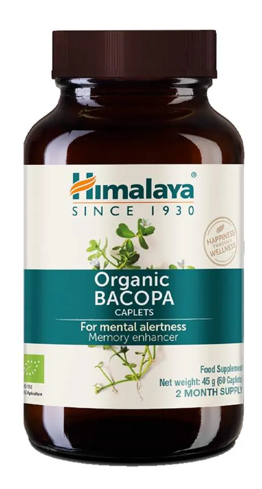 Himalaya Bacopa Organic, 60 kapleta