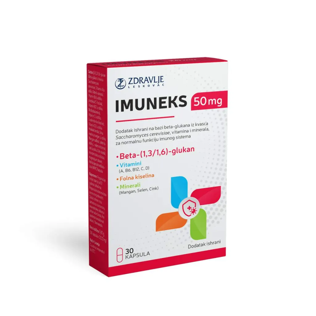 Imuneks 50 mg, 30 kapsula