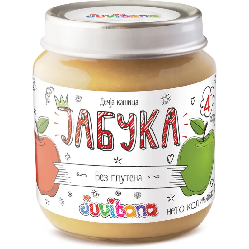 Juvitana Kašica od jabuke 128g