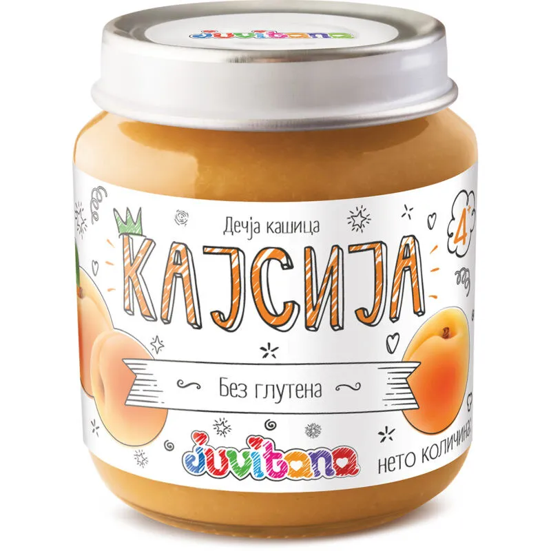 Juvitana Kašica od kajsije 128g