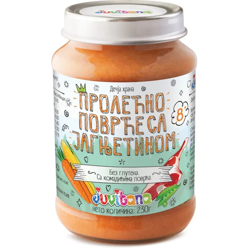 Juvitana Kašica od prolećnog povrća sa jagnjetinom 230g