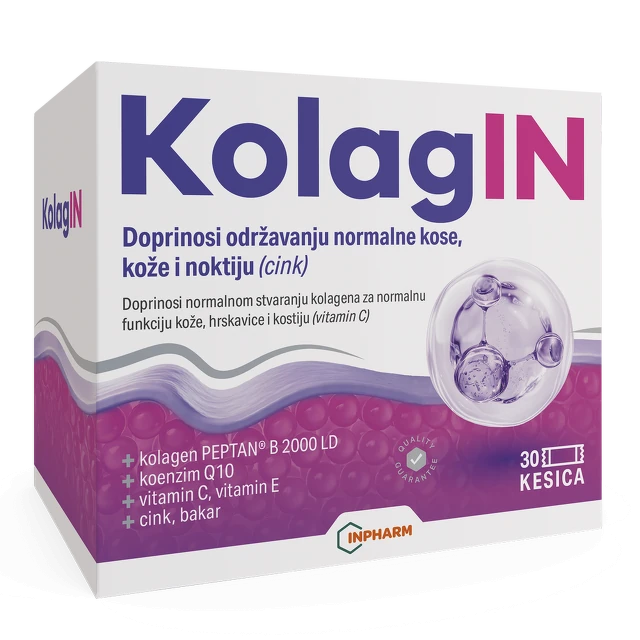 KolagIN Inpharm kolagen, 30 kesica