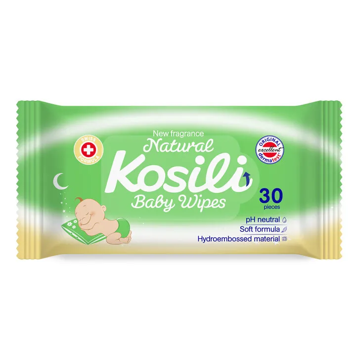 Kosili All Natural Vlažne maramice, 30 komada
