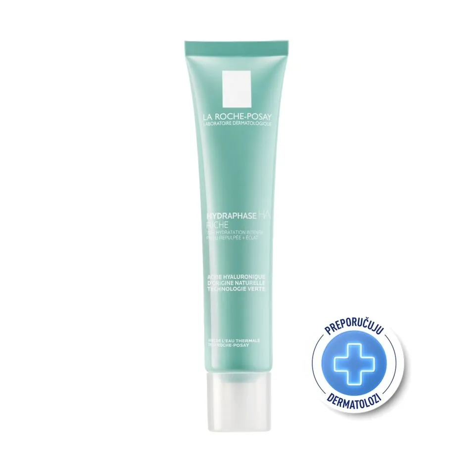 La Roche-Posay Hydraphase HA Rich 72 h hidratantna nega za punoću i sjaj kože, 40 ml